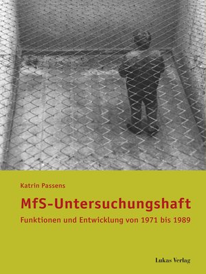 cover image of MfS-Untersuchungshaft